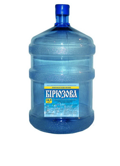 Вода мінеральна негазована БІРЮЗОВА, 18,9 л.
